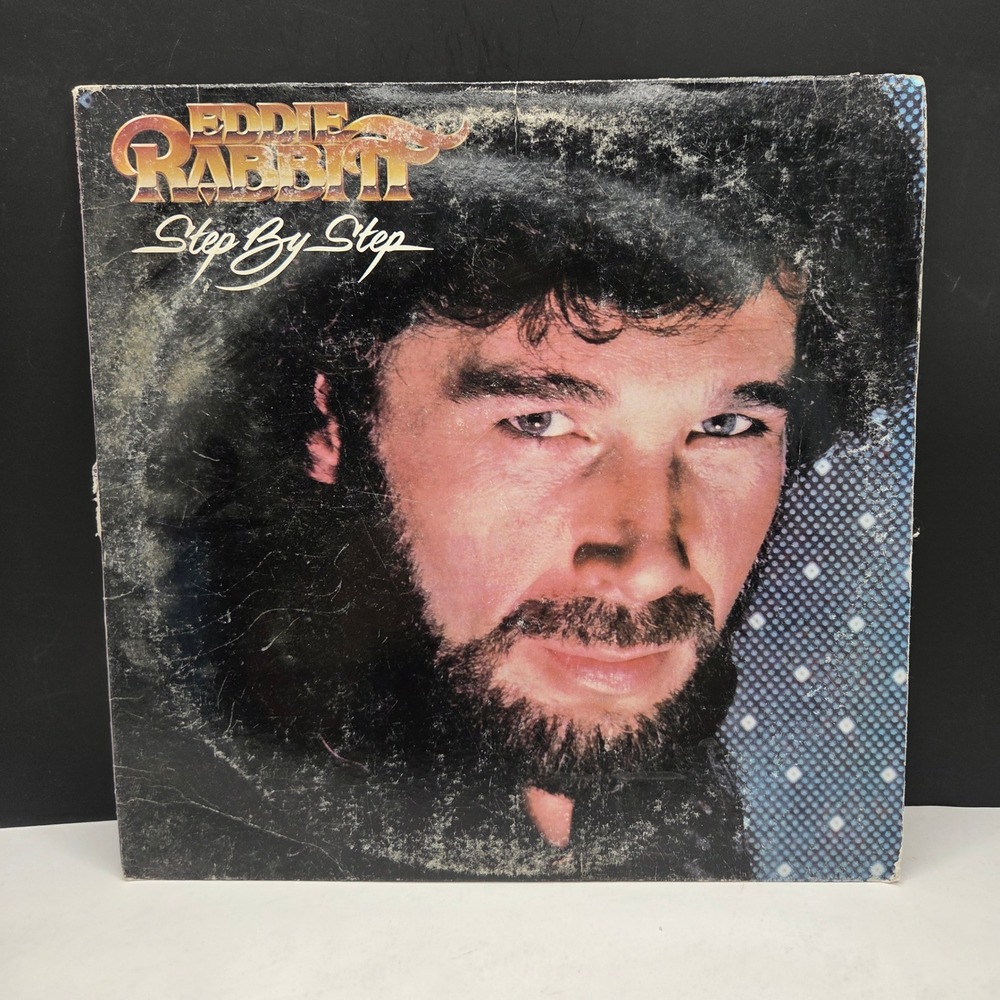 Eddie Rabbitt Vinyl LP Step By Step 1981 12" 33 RPM Country Pop 5E-532 Vintage